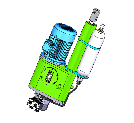 停电自动关闭推杆